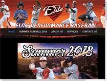 Tablet Screenshot of epbaseball.net